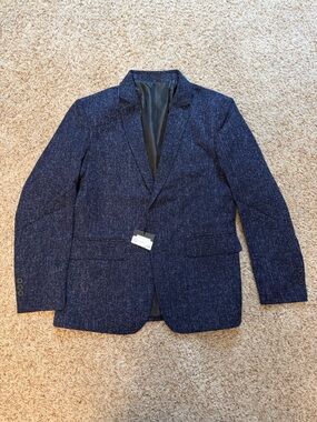 Propper Navy Textured Sport Coat